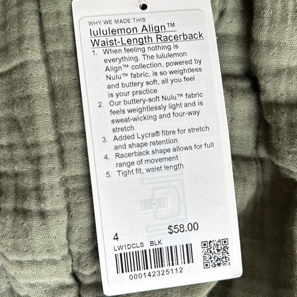 Lululemon Align Waist-Length Racerback - Picture 3 of 5